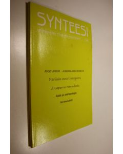 käytetty kirja Synteesi - taiteiden välisen tutkimuksen aikakauslehti 1/1996