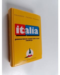 Kirjailijan Cristina Barezzani käytetty kirja Gummeruksen suomi italia suomi sanakirja = i piccoli dizionari gialli di gummerus finlandese italiano finlandese