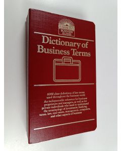 Kirjailijan Jack P. Friedman käytetty kirja Dictionary of business terms