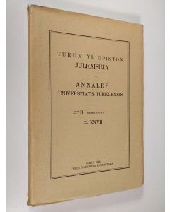 Kirjailijan A. Hinkkanen käytetty kirja Koulumenestys ja elämänura : tutkimus Turun suomalaisen klassillisen lyseon oppilaista vv. 1888-1917