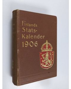 käytetty kirja Finlands statskalender för året 1906