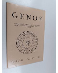 käytetty teos Genos : Suomen sukututkimusseuran aikakauskirja 2/1994