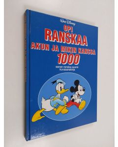 Kirjailijan Walt Disney käytetty kirja Opi ranskaa Akun ja Mikin kanssa