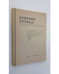 käytetty teos Luonnon tutkija vuosikerta 1958