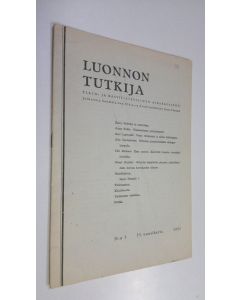 käytetty kirja Luonnon tutkija n:o 5/1951