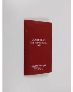 käytetty teos lääkealan taskumuistio 1981