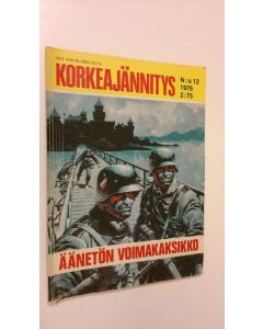 käytetty kirja Korkeajännitys n:o 12/1976 : Äänetön voimakaksikko