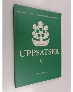 käytetty kirja Uppsatser V
