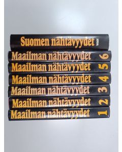 Kirjailijan Flavio Conti käytetty kirja Maailman nähtävyydet 1-6 + Suomen nähtävyydet