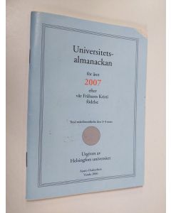 käytetty teos Universitets almanackan för året 2007 efter vår Frälsares Kristi födelse