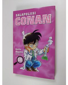 Kirjailijan Gosho Aoyama käytetty kirja Salapoliisi Conan 18 (ERINOMAINEN)