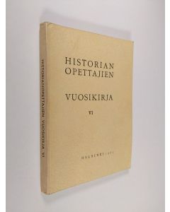 käytetty kirja Historianopettajien vuosikirja  6