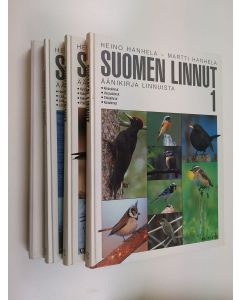 Kirjailijan Heino Hanhela käytetty kirja Suomen linnut 1-4 : äänikirja linnuista