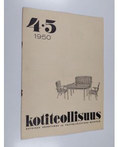 käytetty teos Kotiteollisuus 4-5/1950