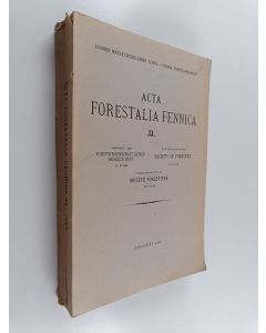 käytetty kirja Acta forestalia Fennica 33