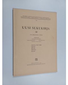 käytetty kirja Uusi sukukirja III : ensimmäinen vihko