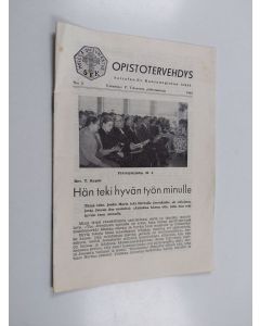 käytetty teos Sairalan Ev. Kansanopistolehti : opistolehti 3/1961