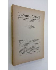 käytetty teos Luonnon ystävä vuosikerta 1937 (yksi numero puuttuu)