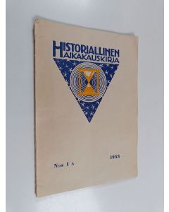 käytetty kirja Historiallinen aikakauskirja 1a/1953