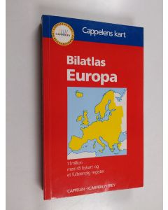 käytetty kirja Bilatlas Europa : 1:1 milion med 45 bykart og et fullstendig register