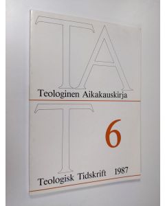 käytetty kirja Teologinen aikakauskirja 6/1987