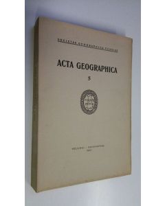 käytetty kirja Acta geographica 5 (lukematon)