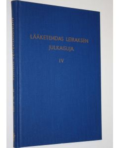 käytetty kirja Lääketehdas Leiraksen julkaisuja IV : antibioottipäivät Turussa 29.-30.5.1959