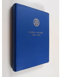 käytetty kirja Rotary matrikkeli-matrikel 1974 - 1975 : Piirit, distrikten 140, 141, 142, 143
