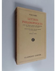 Kirjailijan Voltaire käytetty kirja Lettres philosophiques