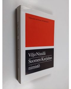 Kirjailijan Viljo Nissilä käytetty kirja Suomen Karjalan nimistö