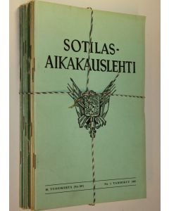 käytetty teos Sotilasaikakauslehti 1-4, 6-12/1965 (puuttuu nro 5) : Upseeriliiton julkaisu