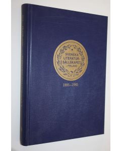 Kirjailijan Olof Mustelin käytetty kirja Forskning och vitterhet : Svenska litteratursällskapet i Finland 1885-1985 D 2, Det andra halvseklet