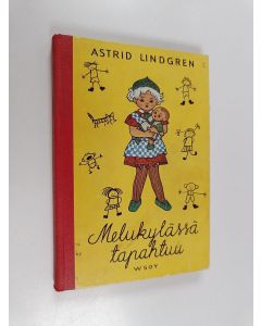 Kirjailijan Astrid Lindgren käytetty kirja Melukylässä tapahtuu