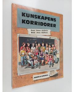 Kirjailijan Peter Ahlbom käytetty kirja Kunskapens korridorer