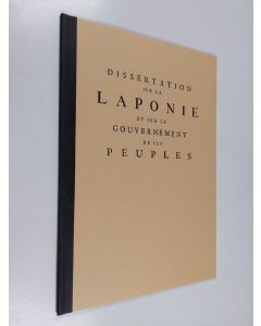 käytetty kirja Dissertation sur la Laponie et sur le gouvernement de ses peuples