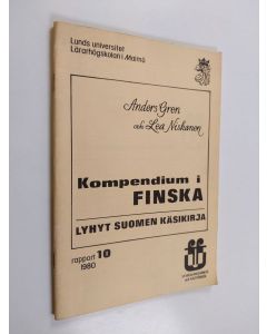 Kirjailijan Anders Gren käytetty teos Kompendium i finska : Lyhyt suomen käsikirja