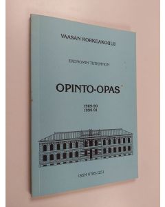 käytetty kirja Ekonomin tutkinnon opinto-opas1989-90 ; 1990-91