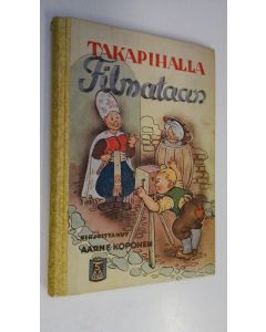 Kirjailijan Aarne Koponen käytetty kirja Takapihalla filmataan