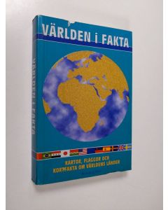 käytetty kirja Världen i fakta : kartor, flaggor och kortfakta om världens länder