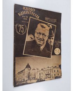 käytetty kirja Radiokuuntelija 48/1945