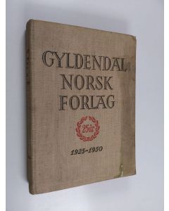 käytetty kirja Gyldendal norsk forlag 25 år, 1925-1950