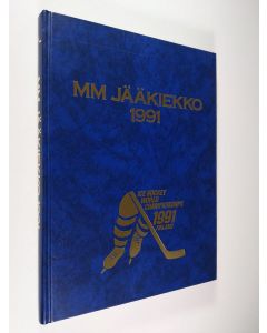 Kirjailijan Erkki Liesmäki käytetty kirja MM jääkiekko 1991