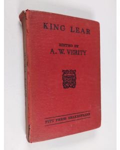 Kirjailijan William Shakespeare käytetty kirja King Lear