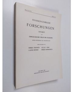 Kirjailijan Lauri Honko & Erkki Itkonen ym. käytetty kirja Finnisch-ugrische Forschungen : Zeitschrift für finnisch-ugrische Sprach- und Volkskunde, Band 47 Heft 2-3