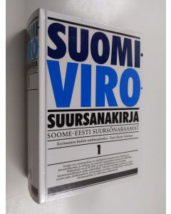 käytetty kirja Suomi-viro-suursanakirja; Soome-eesti suursõnaraamat, 1- A-Q