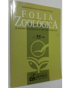 käytetty kirja Folia Zoologica 1/2006 : International Journal of Vertebrate Zoology