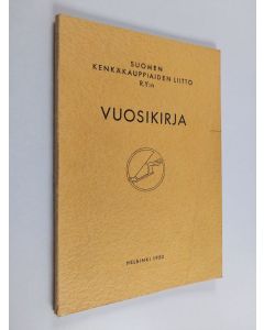 käytetty kirja Suomen kenkäkauppiaiden liitto r.y:n vuosikirja N.o 13