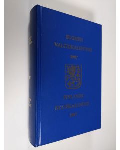 käytetty kirja Suomen valtiokalenteri 1987 : Finlands statskalender