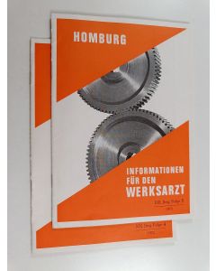 käytetty teos Homburg Informationen für den Werksarzt XIX Jhrg. Folge 4-5/1972
