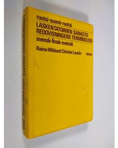 Kirjailijan Raimo Wiklund käytetty kirja Laskentatoimen sanasto : ruotsi - suomi - ruotsi = Redovisningens terminologi : svensk - finsk - svensk